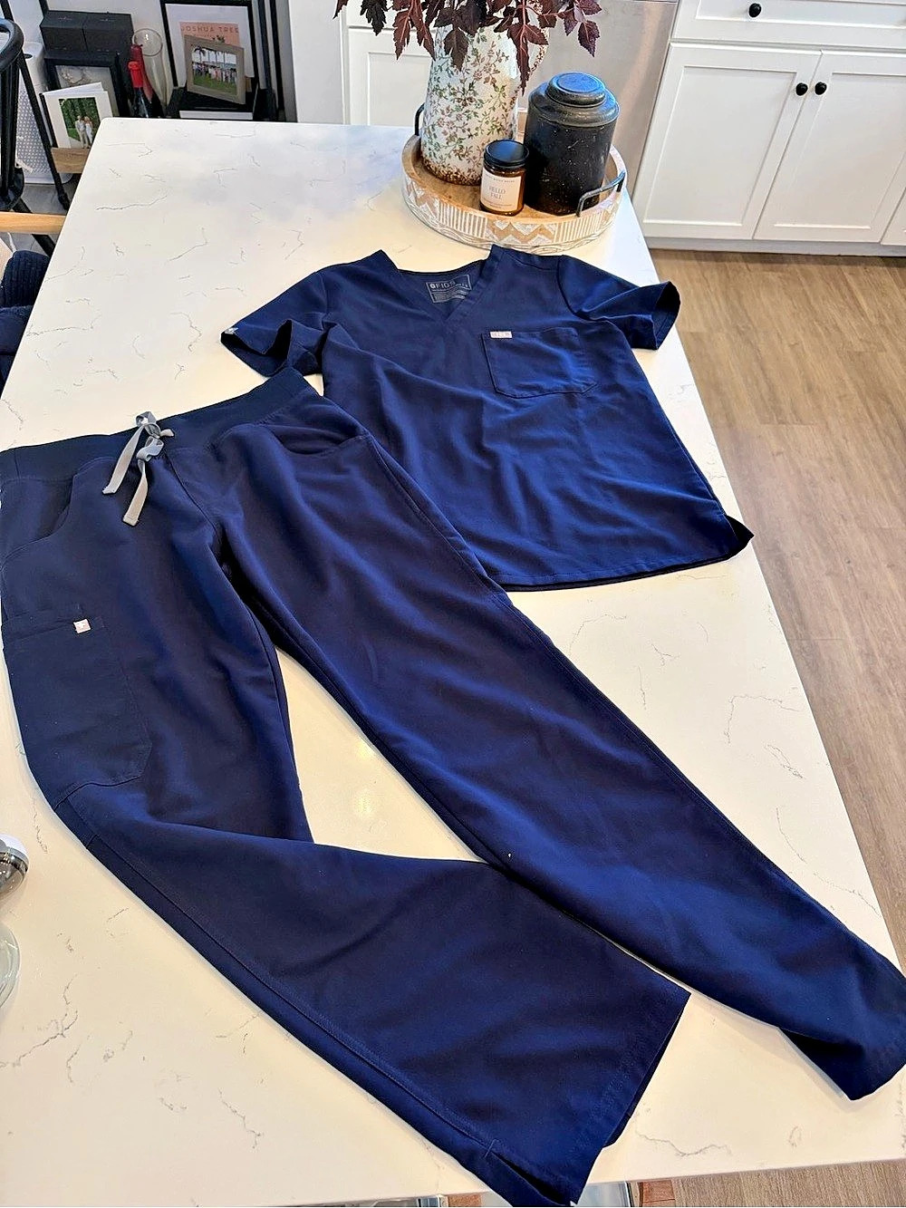 FIGS Technical Collection Blue Scrub Set Size Small